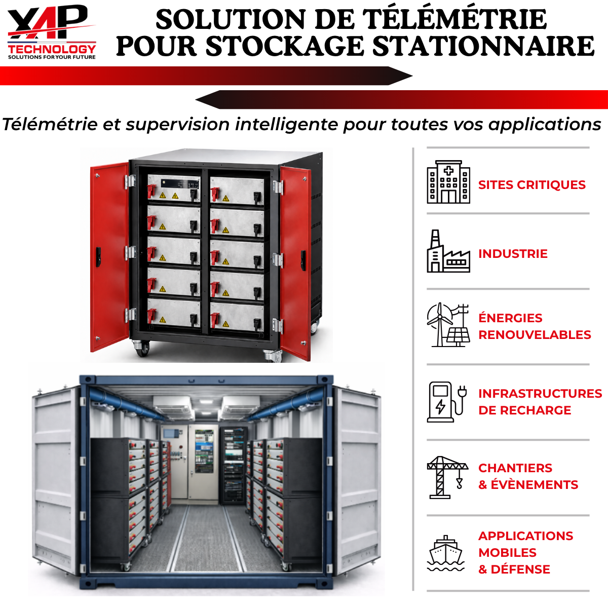 Nos solutions de stockage stationnaire